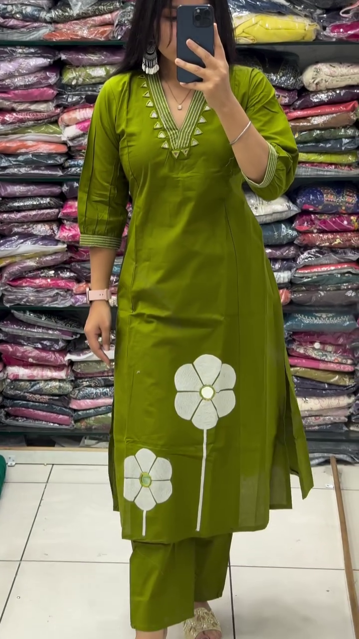❤️ Bold Bloom: Red Floral Statement Kurta Set