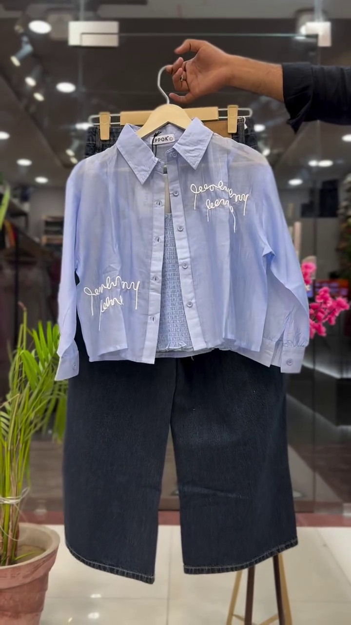 Classic White Shirt & Blue Jeans Combo – Timeless Style, Endless Versatility