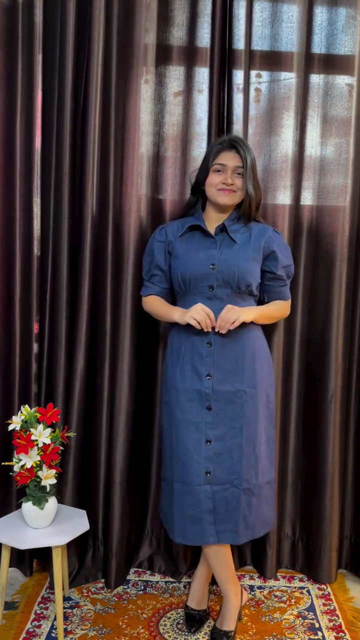 Casual & Chic: Denim Shirt Dress