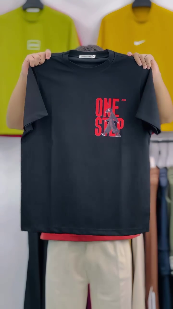 Classic Black Printed T-Shirt – Bold Style Meets Everyday Comfort