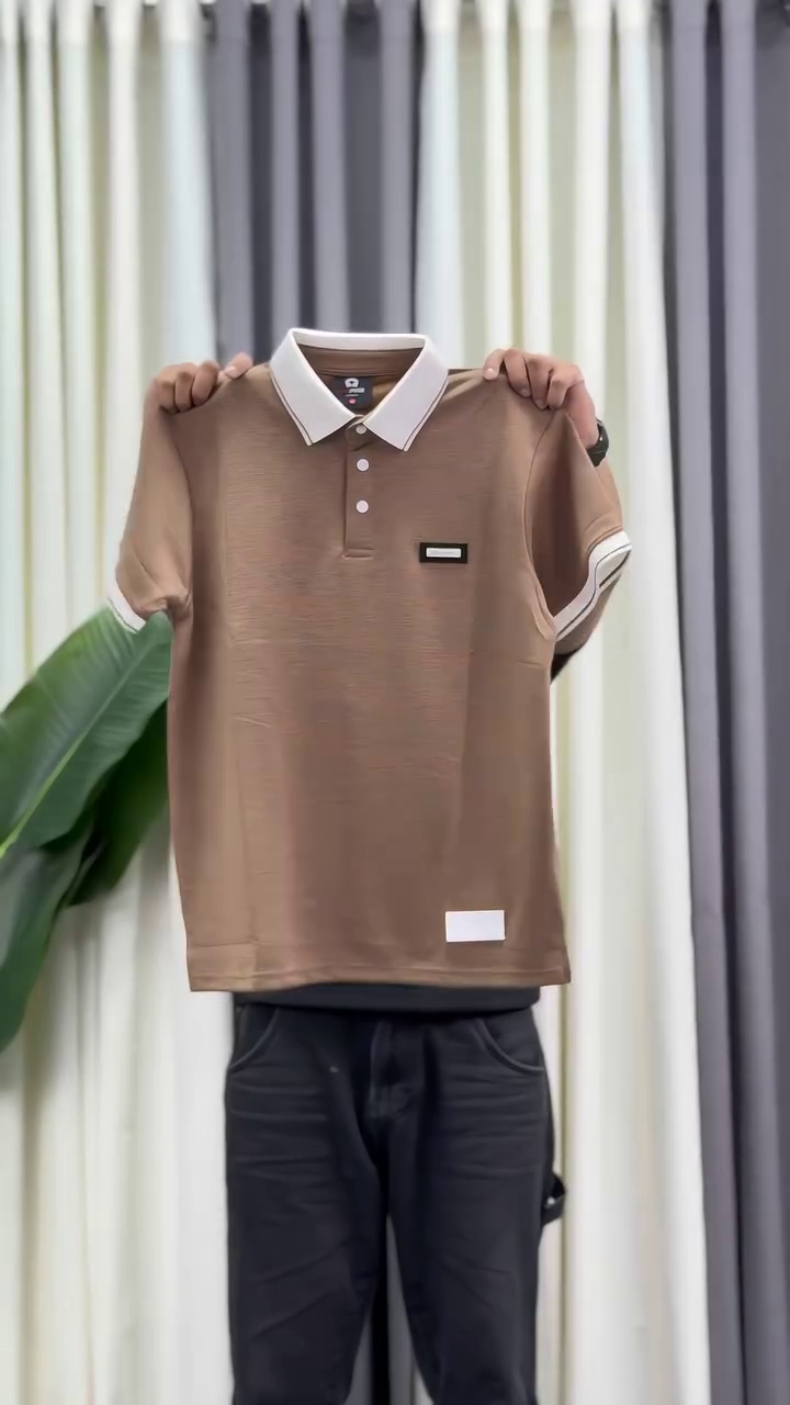 Classic Beige Polo T-Shirt – Timeless Style Meets Everyday Comfort