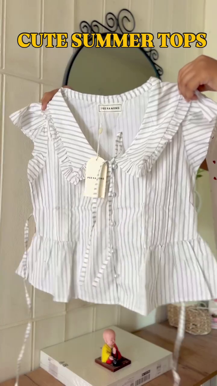 🌼 Cute Summer Babydoll Top – Soft, Sweet & Stylish