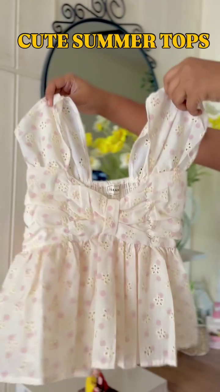 🌼 Cute Summer Babydoll Top – Soft, Sweet & Stylish