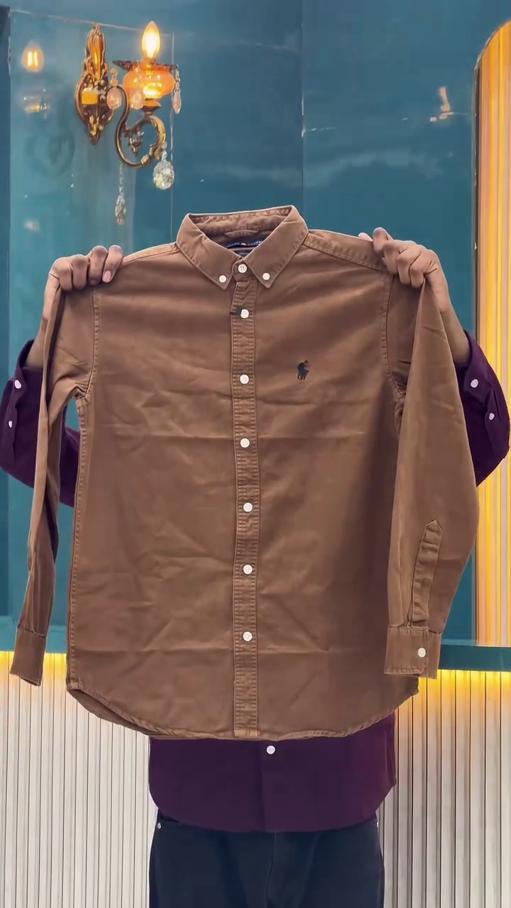 🧡 Premium Orange Button-Down Shirt – Bold, Bright & Timeless Style