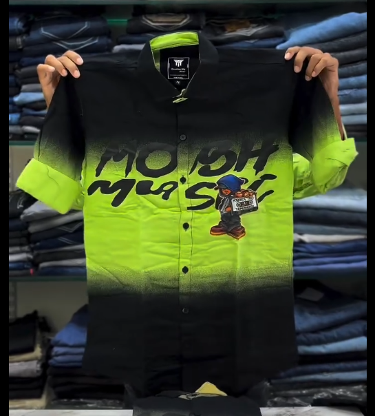 🔥 Urban Graphic Fade Shirt – Bold Street Style Statement