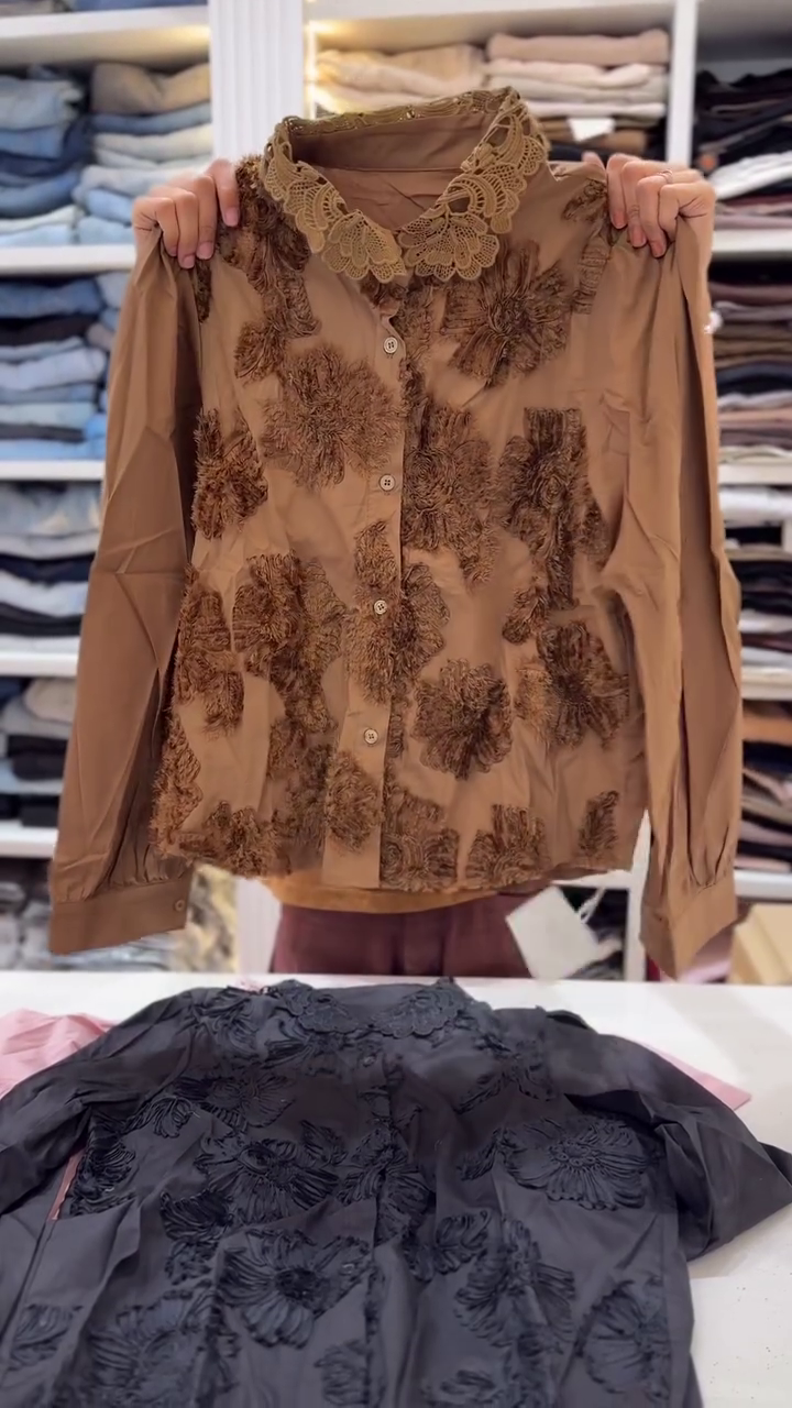 Effortless Elegance: Pink Embroidered Shirt for Timeless Everyday Style