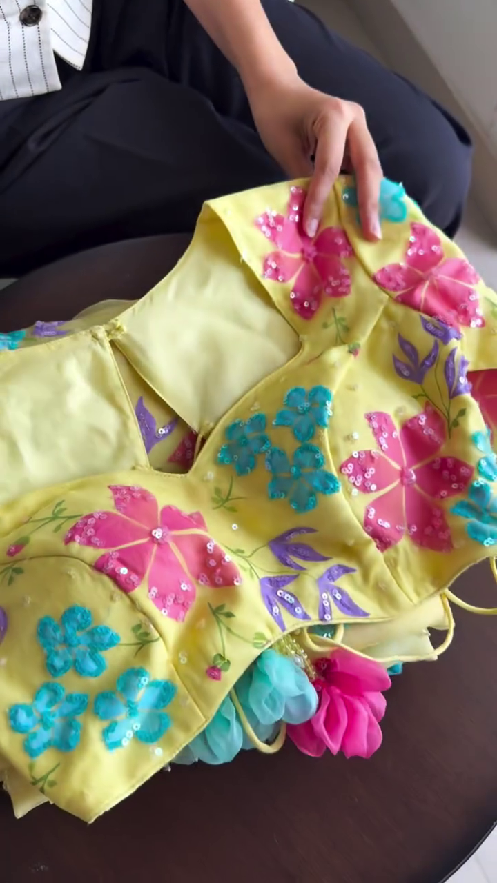 Brighten Every Celebration with Our Exquisite Yellow Floral Designer Ethnic Collection