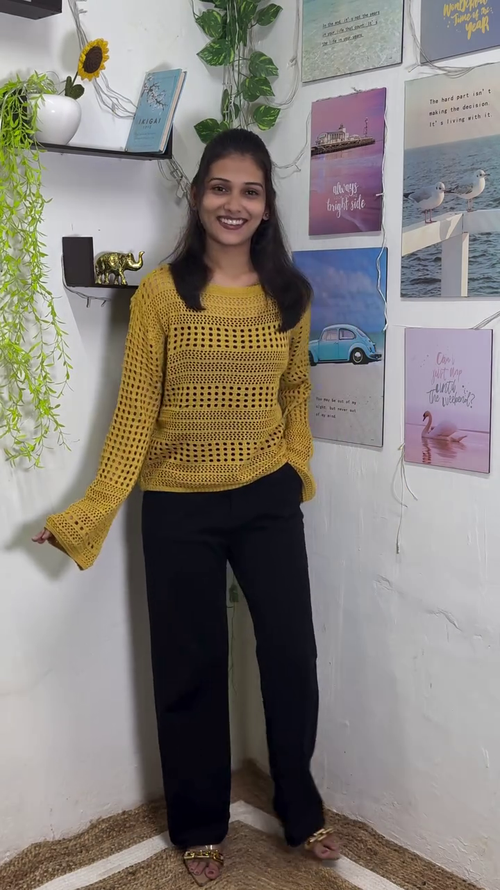 Chic Taupe Knit Sweater with Trousers for Effortless Casual Elegance