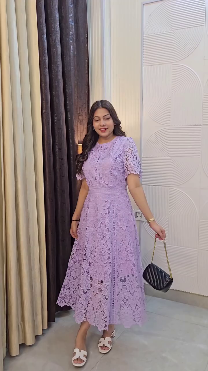 Blush  Lace Maxi Dress – Timeless Elegance for Every Special Occasion