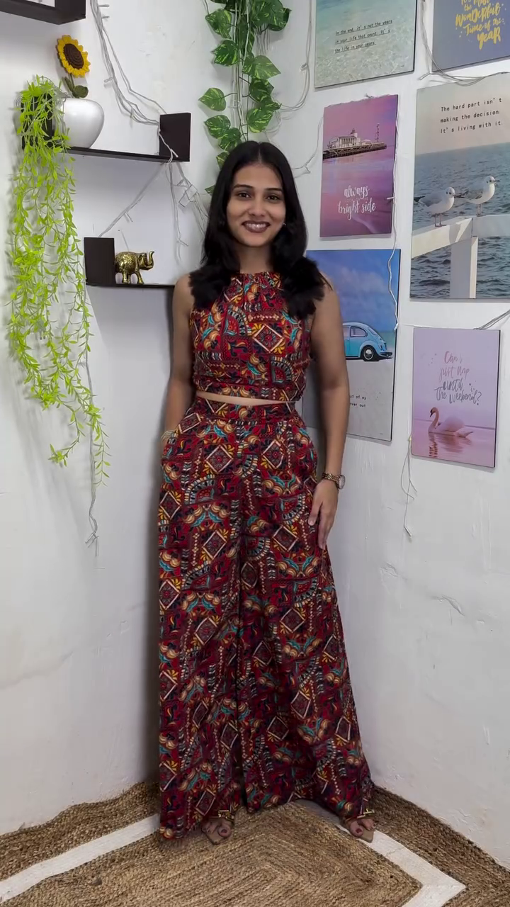 Vibrant Printed Co-Ord Set – Bold Contemporary Fashion for Effortless Statement Style