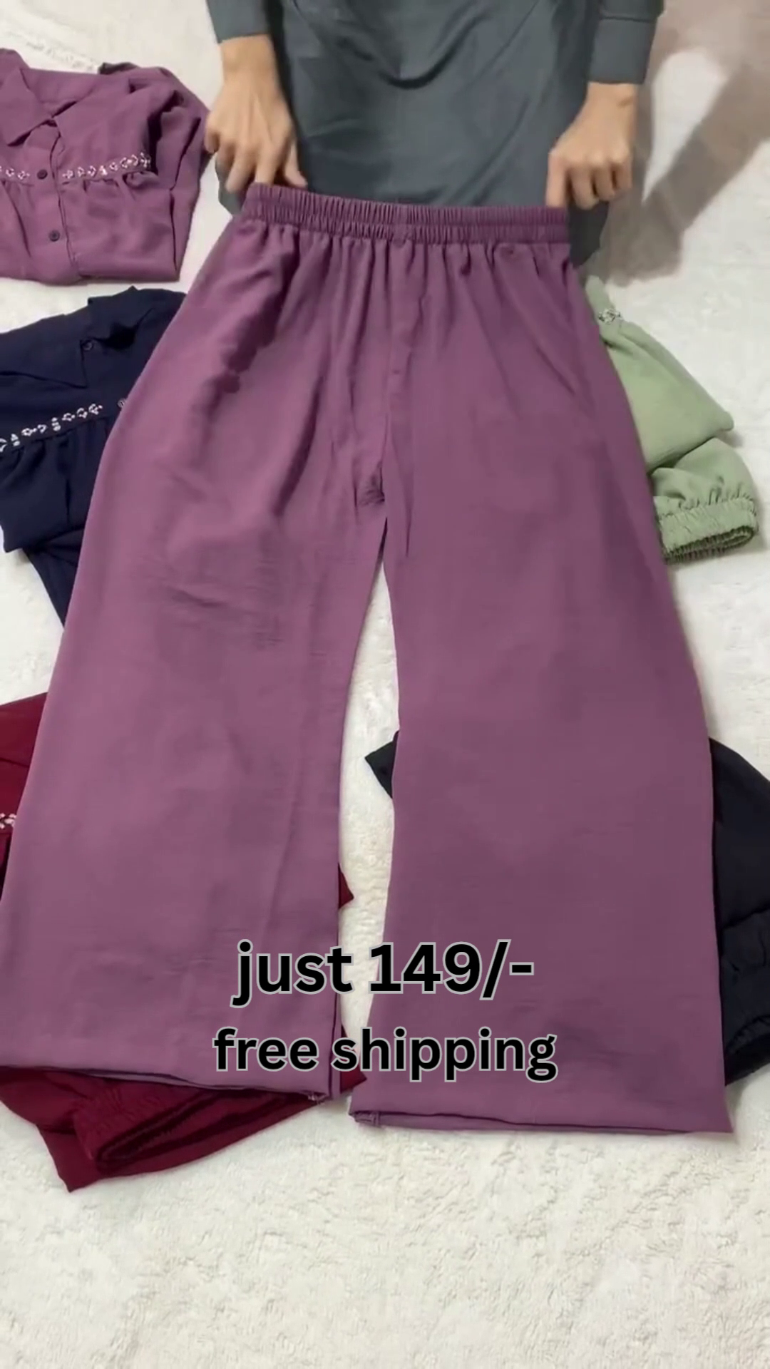 Stylish Embroidered Denim Palazzo Pants for Trendy Ethnic Fashion