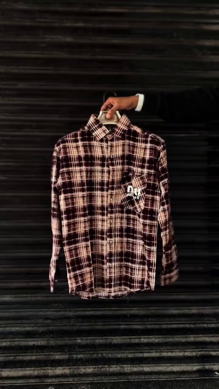 Men's Casual Brown Checkered Full Sleeve Cotton Shirt | Classic Button-Down Regular Fit Shirt for Everyday Wear