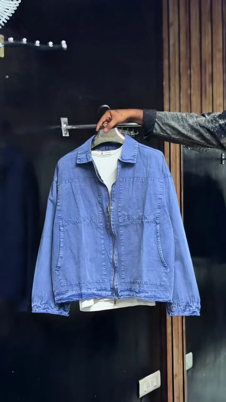 Premium  Denim Jacket – Stylish Utility Overshirt for Everyday Wear