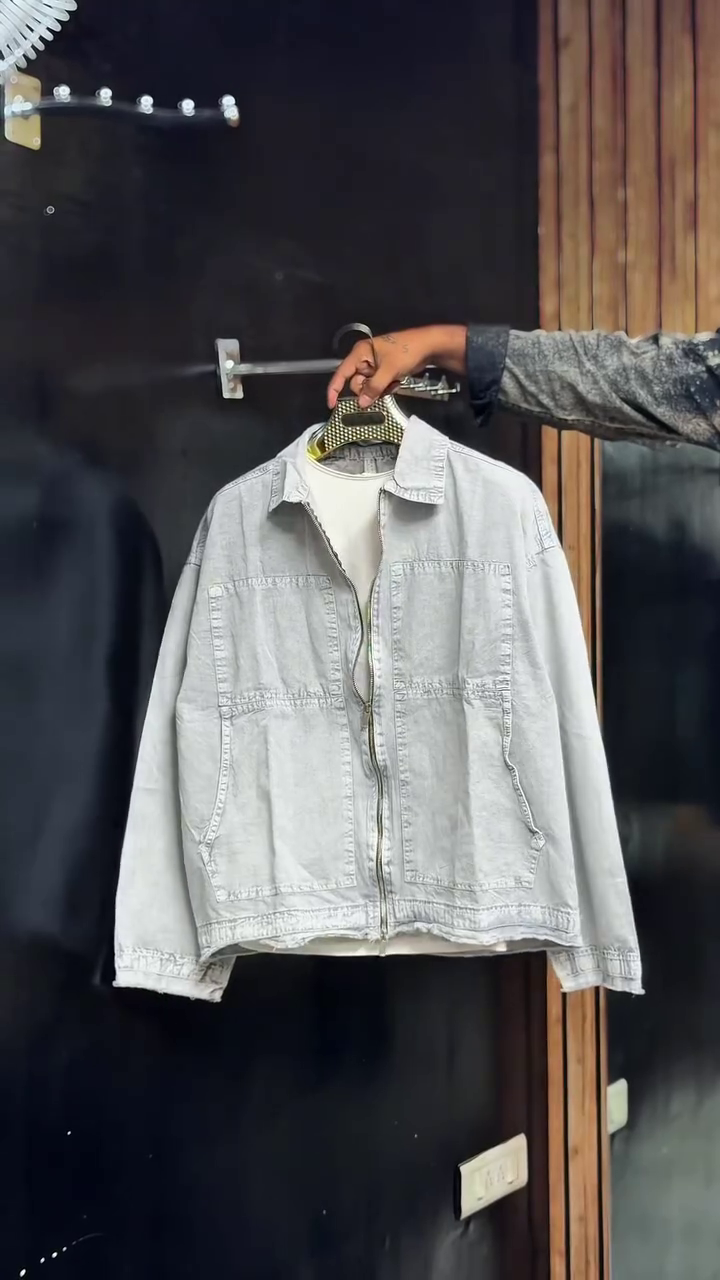 Premium  Denim Jacket – Stylish Utility Overshirt for Everyday Wear