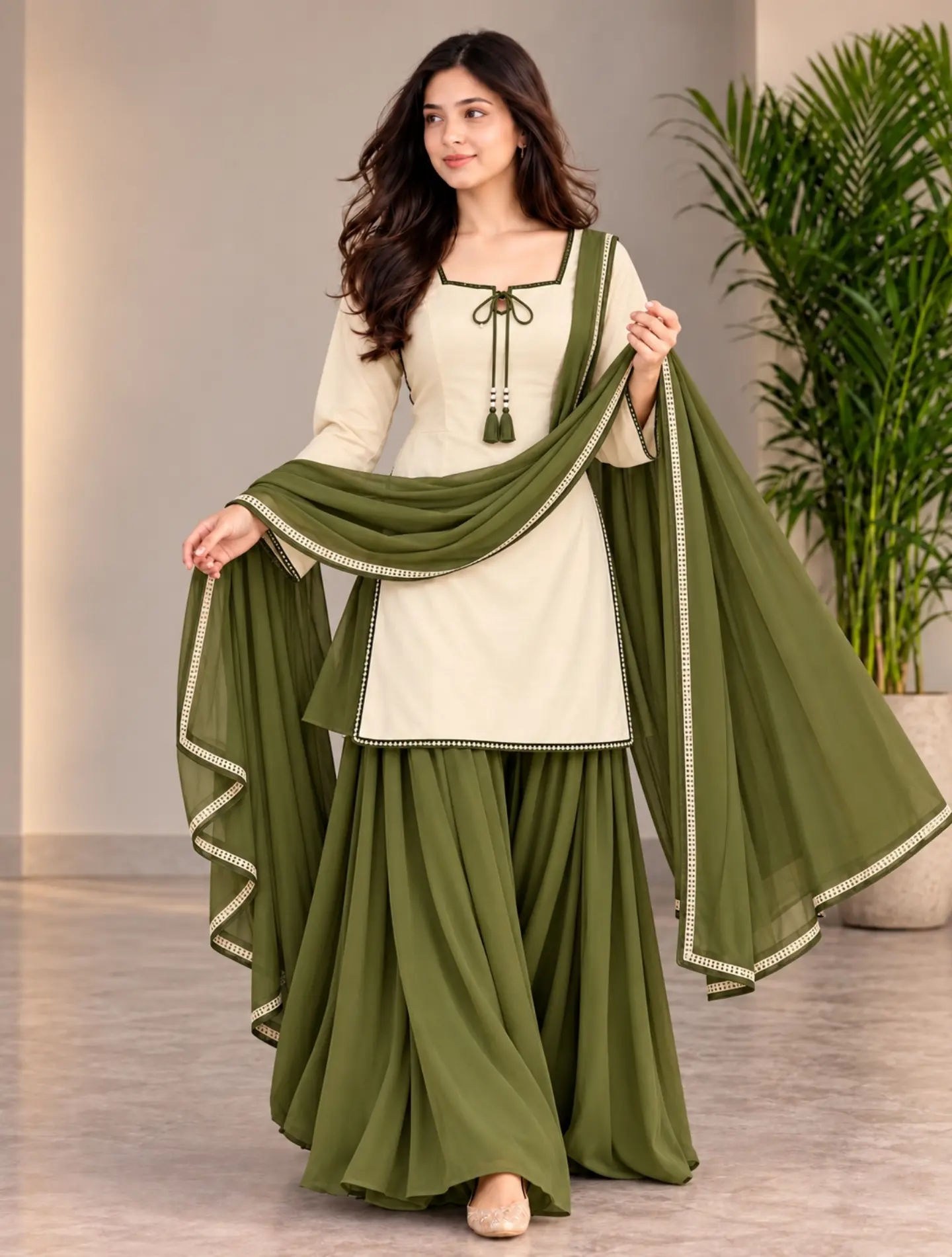 Elegant  Sharara Suit for Women – Stylish Ethnic Festive Wear